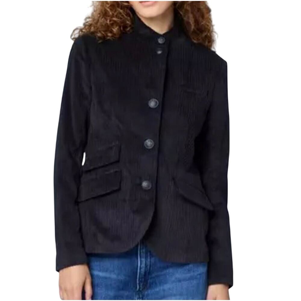 RAG & BONE Women’s Black Corduroy Slade Black Corduroy Blazer size 6